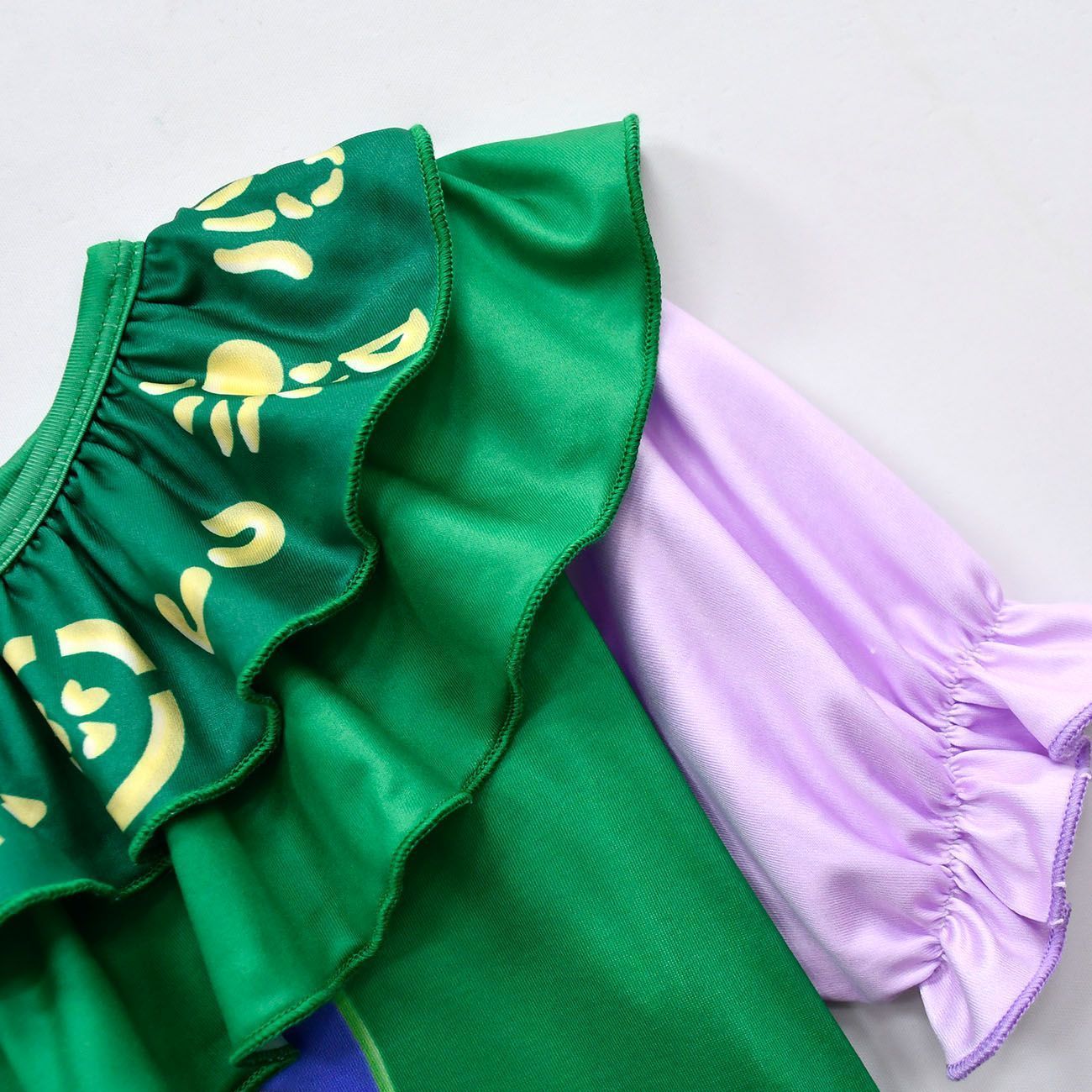 Green Hocus Pocus Winifred Sanderson Cosplay Suit Costume Dress Outfits for kids - Azufun