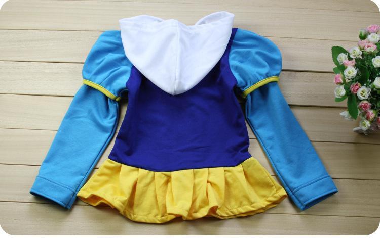 Kids Frozen Anna Elsa Sweat shirt hoodie Cosplay Jacket - Azufun