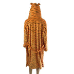 Adult Kids Tiger Bathrobe Animal Kigurumi Onesies Pajamas - Azufun