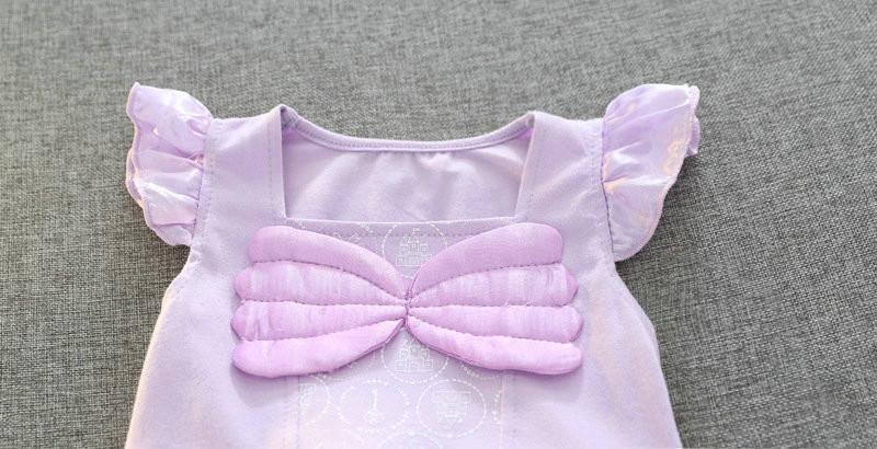 Mermaid Princess Ariel Sleeveless Party Princess Dress for Toddler - Azufun