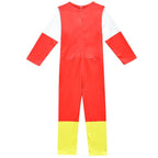 Kids Ryan's World Red Titan Jumpsuit Cosplay Costume Jumpsuit and cloak for Children - Azufun