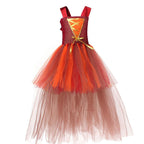 Girl Hocus Pocus Sanderson sisters Winifred Sarah Mary Tutu Dress for kids Halloween Cartoon Costume - Azufun