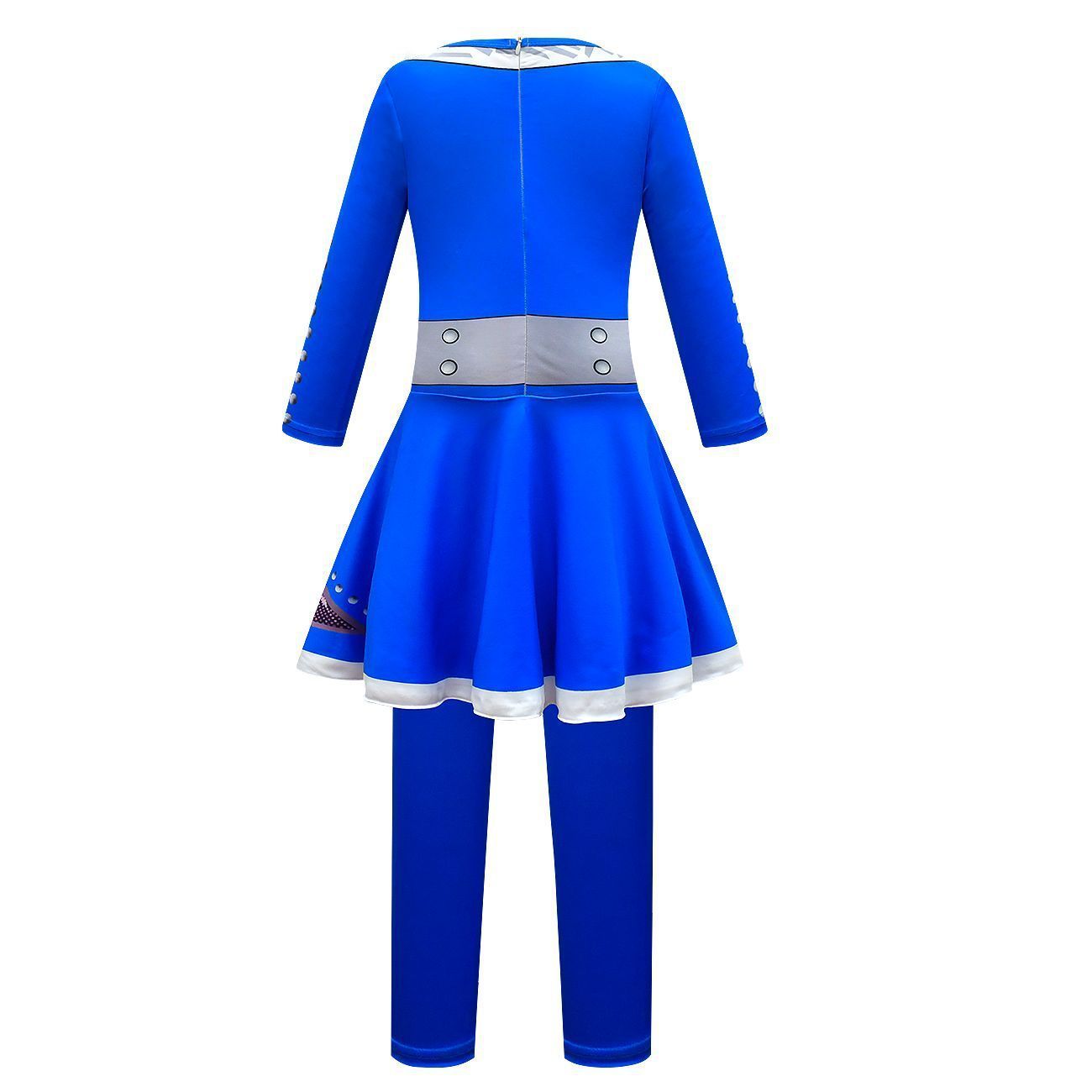 Girls' Zombies High School 3 Cosplay Costumes Dress Halloween Outfit jumpsuit For Kids - Azufun