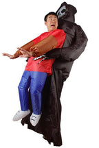 Inflatable Halloween Scary Skeleton Cosplay Costume - Azufun