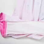 Girls One Piece Swimsuit Long Sleeve Unicorn Bathing Zip Suit with Hat - Azufun