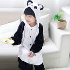 Kids Panda Onesies Hoodie Animal Pajamas Kigurumi Costume - Azufun