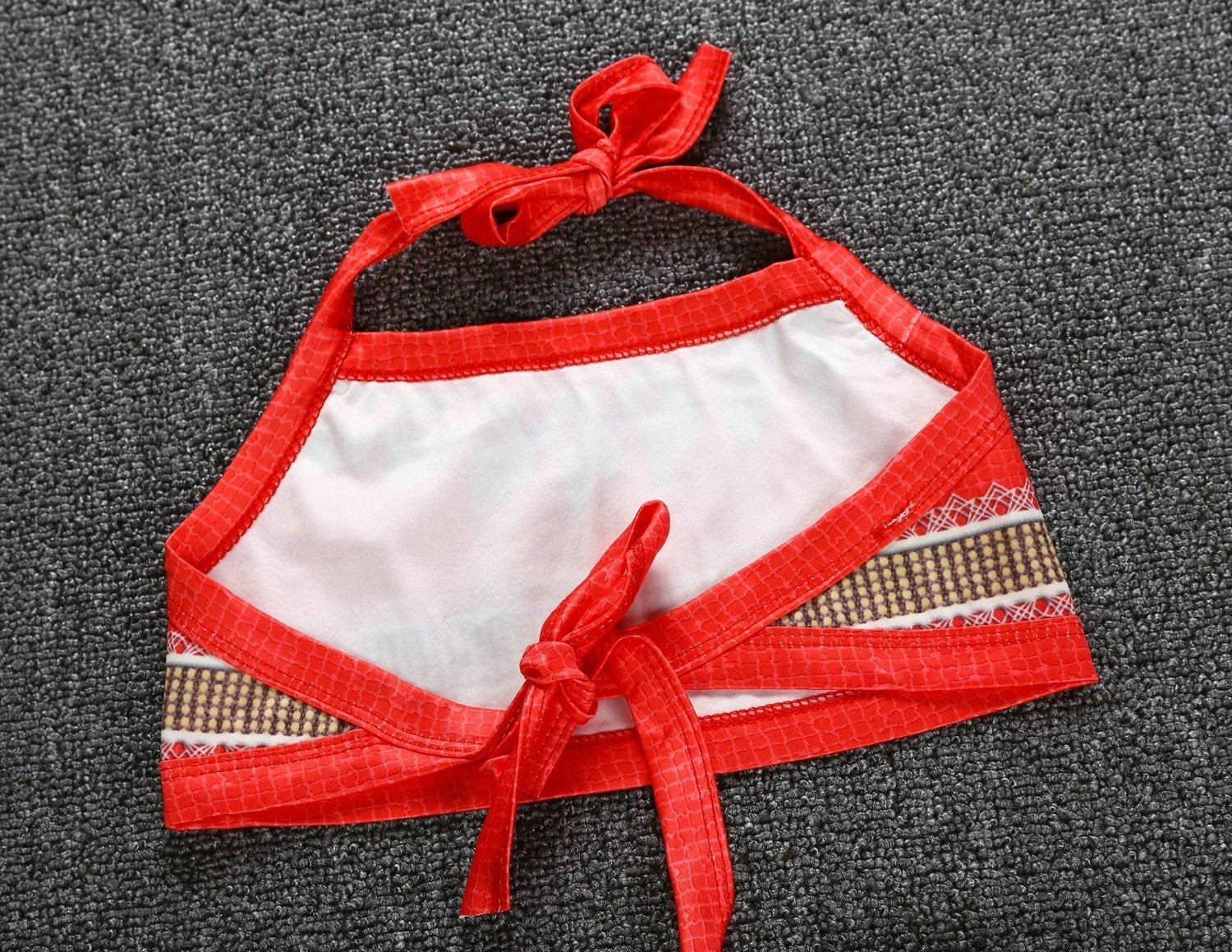 Kids Day Moana Halter Sling Apron Dress Pants Set for Toddler and Girl - Azufun