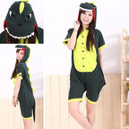 Green Dinosaur Pajamas Animal Onesie Costume Kigurumi Adult - Azufun