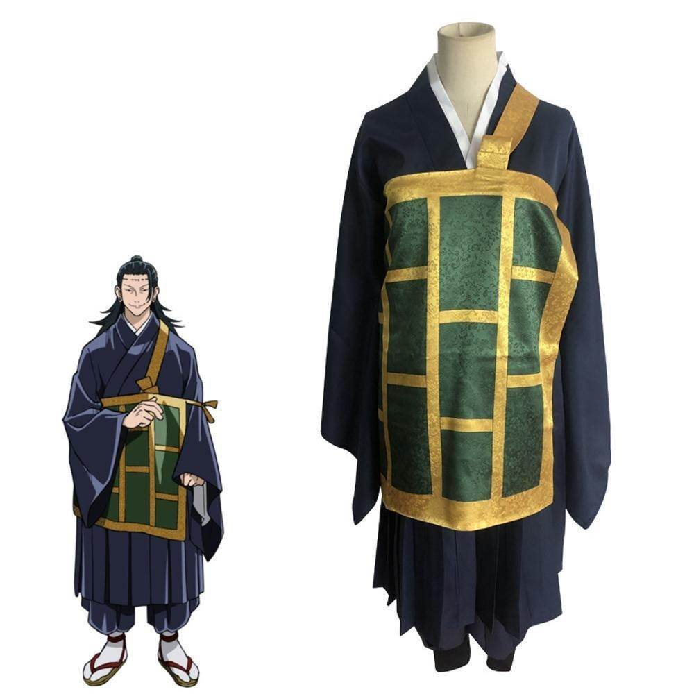 Jujutsu Kaisen Costumes Geto Suguru Cos Outfit Anime Cosplay School Uniform - Azufun