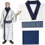Jujutsu Kaisen Ryomen Sukuna kimono Costume Party Carnival Cosplay Full Set - Azufun