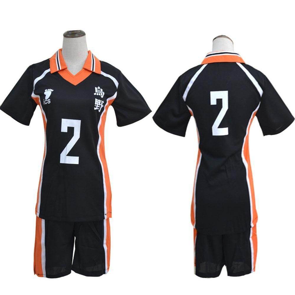 Karasuno Uniforms Anime Haikyu!! Cosplay Costumes Carnival Party Full Set - Azufun
