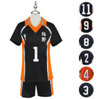 Karasuno Uniforms Anime Haikyu!! Cosplay Costumes Carnival Party Full Set - Azufun