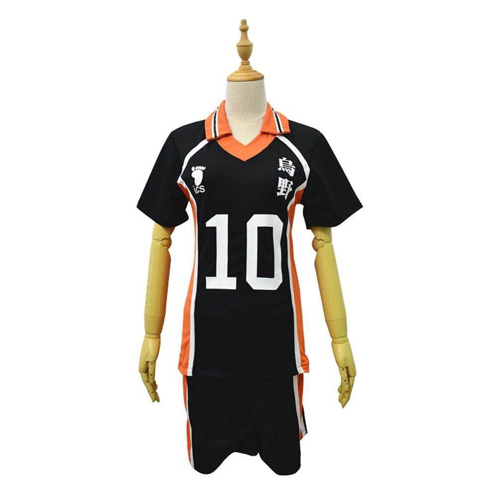 Karasuno Uniforms Anime Haikyu!! Cosplay Costumes Carnival Party Full Set - Azufun