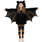kids Bat cape suit Cosplay Costumes Halloween Performance pants - Azufun