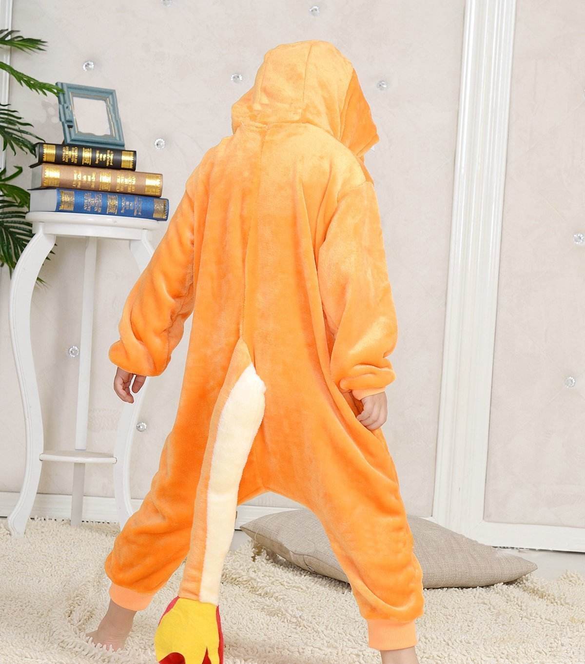 Kids Charmander Pokemon costume Kigurumi Pajamas - Azufun