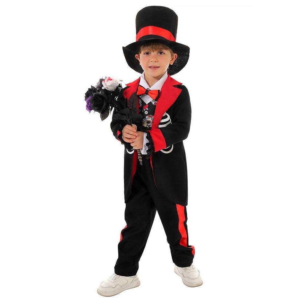 Kids' Day of the Dead Cosplay Costume Doomsday Revenant Halloween Party Outfit - Azufun