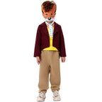 Kids Fantastic Mr. Fox Animal Halloween Cosplay Party Costumes - Azufun