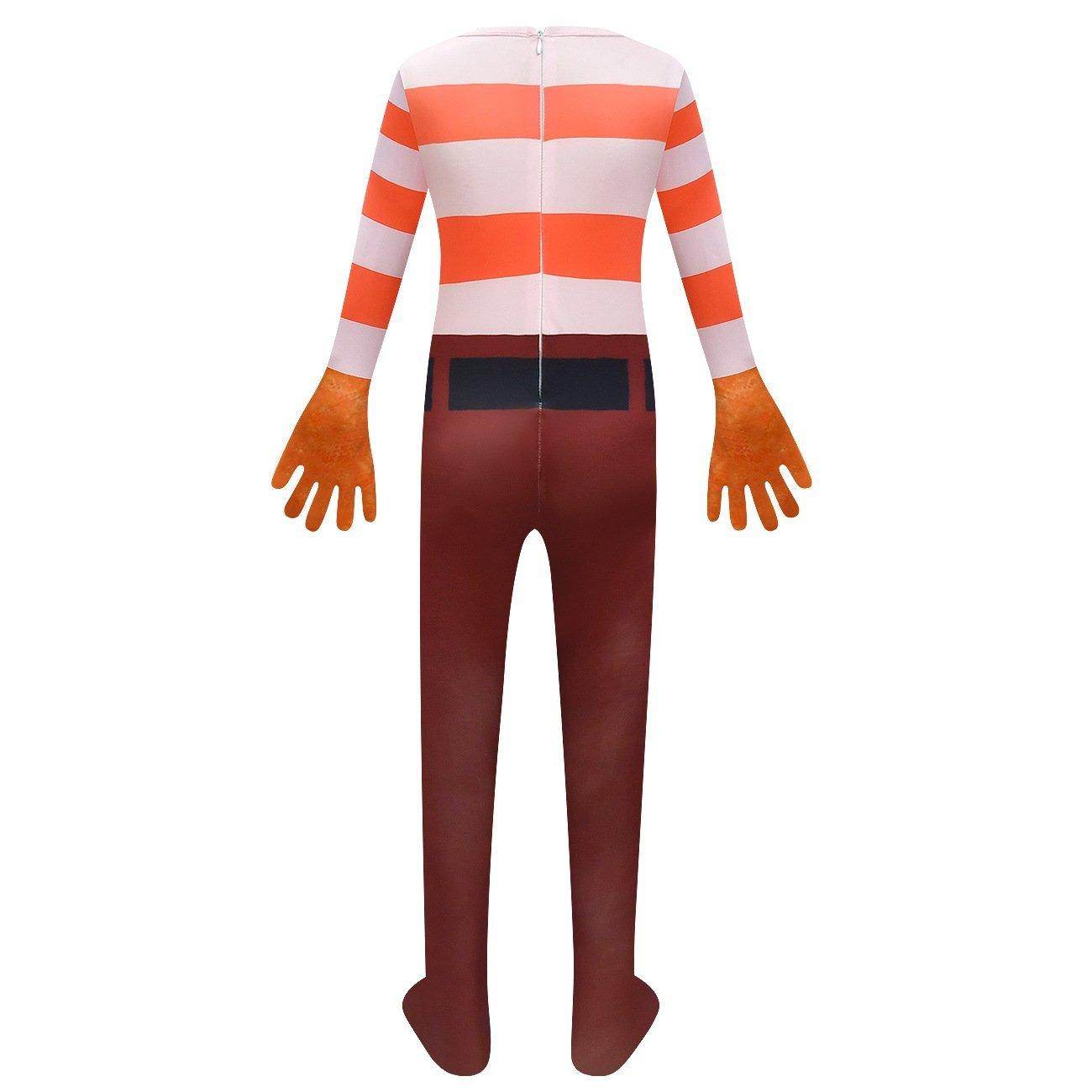 Kids' Inside Out Anxiety Kigurumi Cosplay Costume Bodysuit with Mask - Azufun