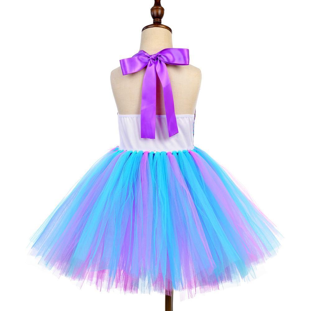 BuyKids Mermaid Tutu Birthday Party Mermaid Costume Sequins Blue Dress Now Cheaper With 3 - 5 Days Ship - PajamasBuy