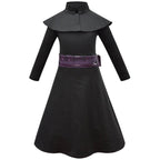 Kids Plague Doctor Cosplay Costume Long Robe Cape Outfits Steampunk Plague Doctor Cosplay Dress - Azufun