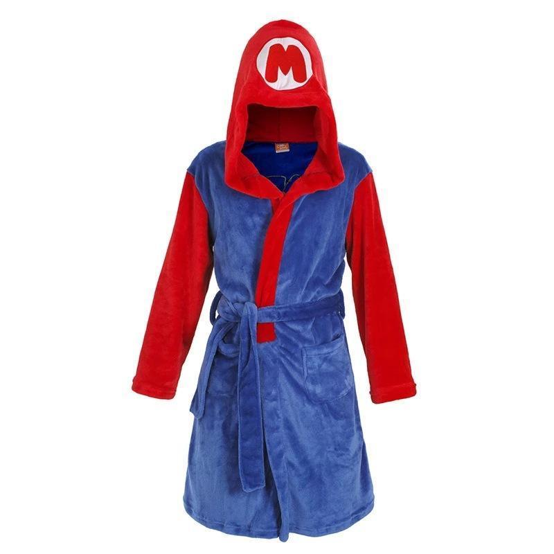 Kids Super Mario Kigurumi Robes Animal Pajamas Flannel Sleepwear For Adult - Pajamasbuy