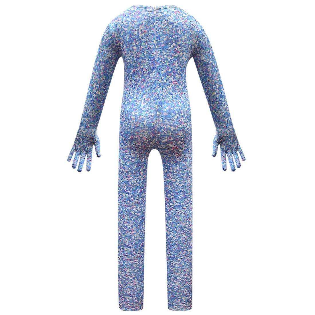 Kids Trolls 2 World Tour Tiny Diamond Costume Cosplay Zentai Child Jumpsuit Halloween - Azufun