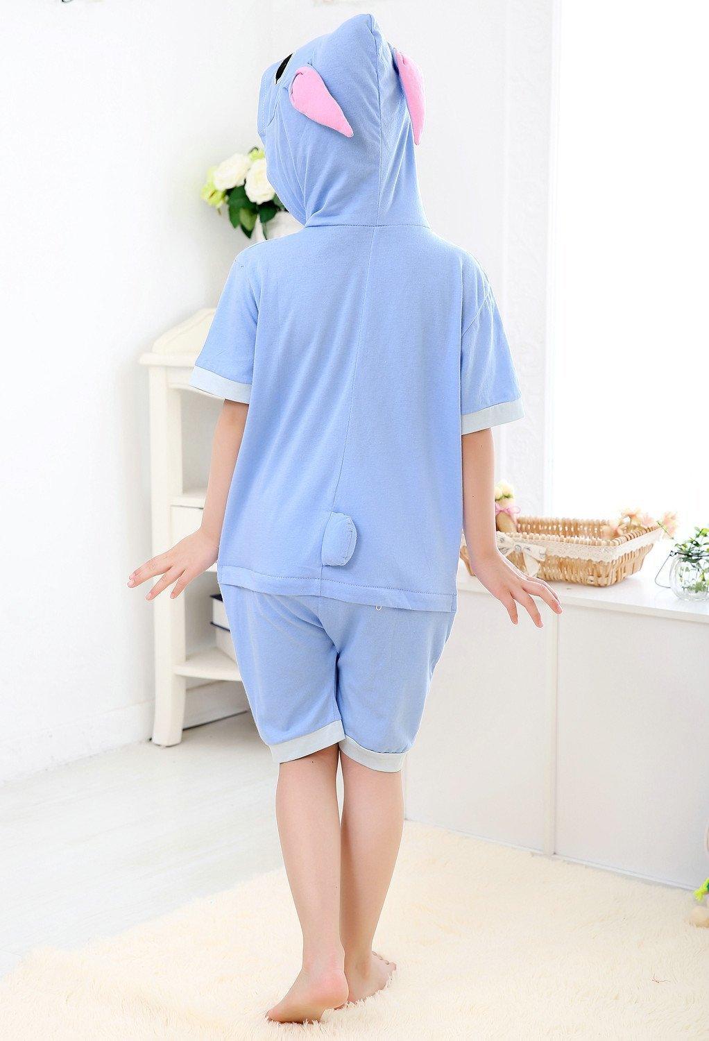 kigurumi Stitch kids Animal Onesies Summer Pajamas Costume - Pajamasbuy