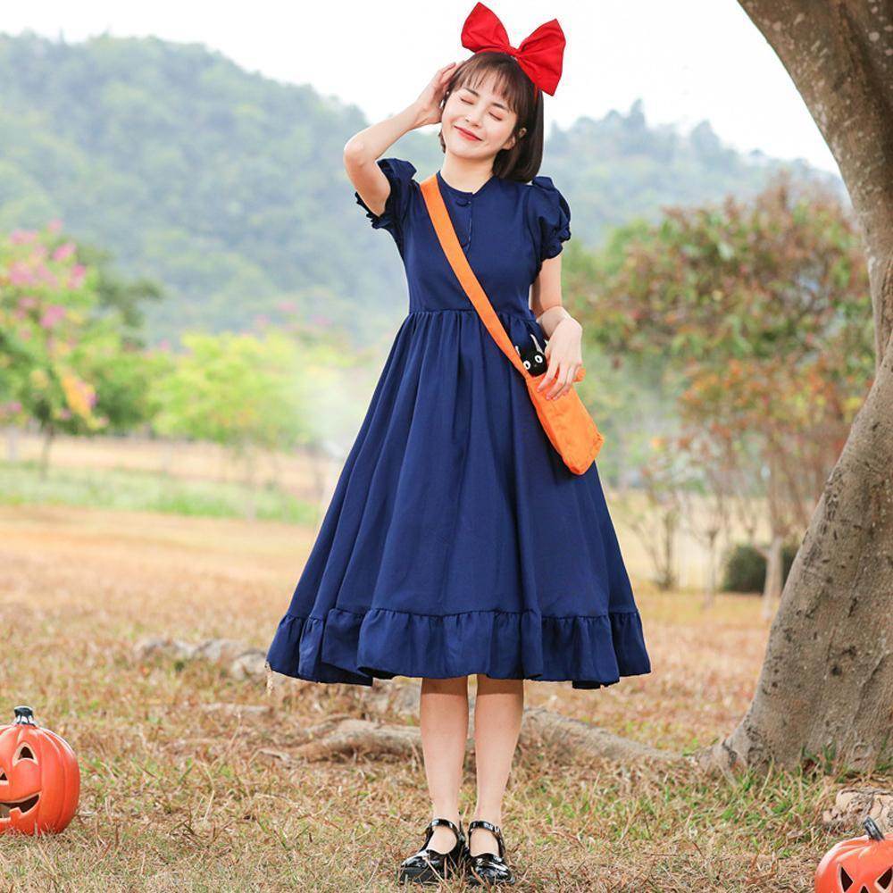 Kiki's Delivery Service Kiki and Gigi cosplay costumes dress for mom and me - Azufun