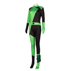 Kim Possible Shego Costume Bodysuit Jumpsuit Party Halloween - Azufun