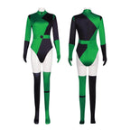 Kim Possible shego Costume Bodysuit Jumpsuit Swimsuit - Azufun