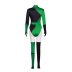 Kim Possible shego Costume Bodysuit Jumpsuit Swimsuit - Azufun