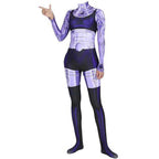 Komand'r Blackfire Costume Jumpsuit Bodysuit Titans Cosplay Halloween - Azufun