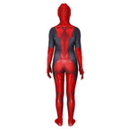 Lady and Men Kids Deadpool 3 Bodysuit Costume 2024 Deadpool Wolverine Red With Mask - Azufun