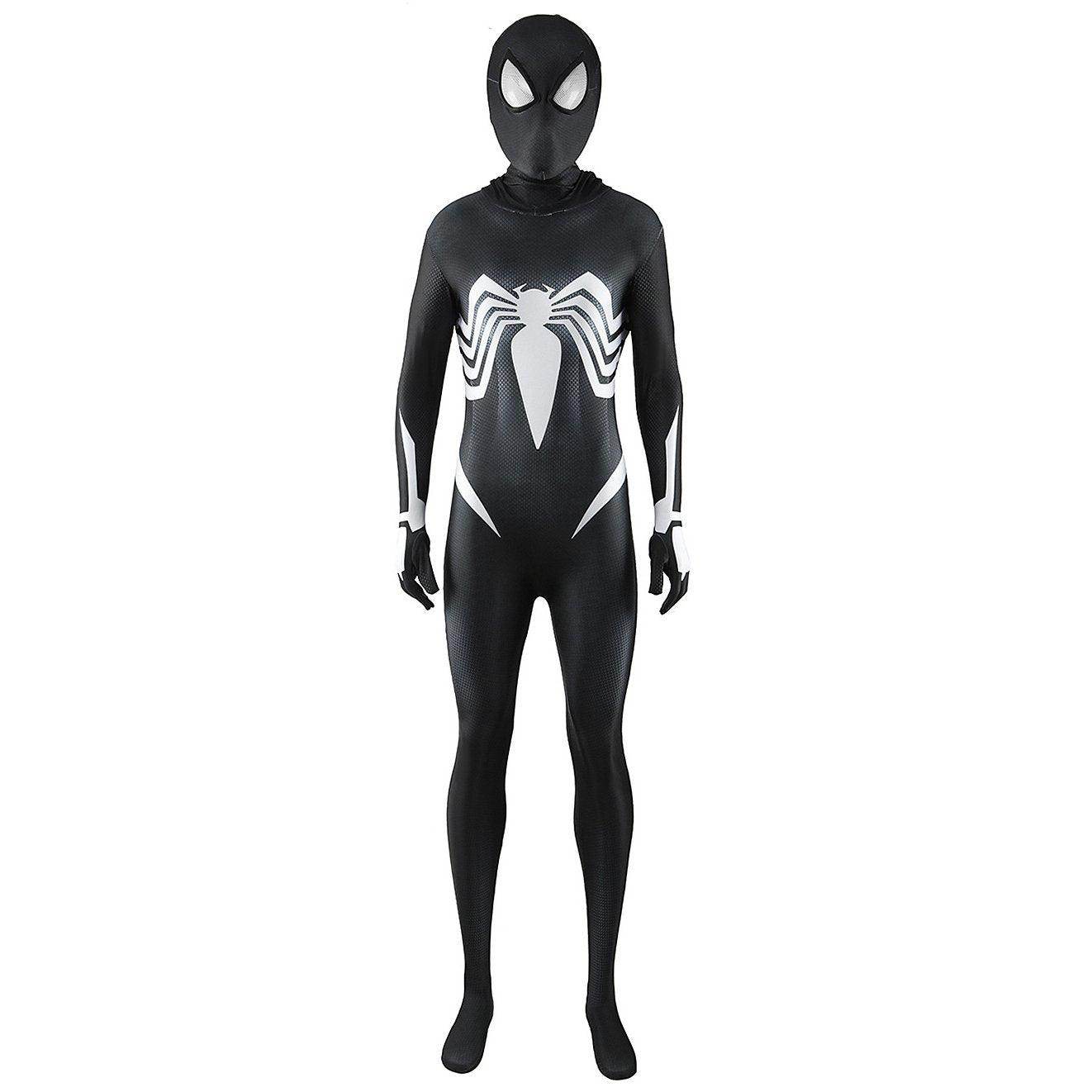 Lady Female Venom Symbiote Cosplay Costume Spider Man Halloween For Adult Kids - Azufun