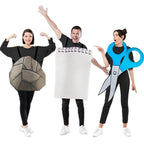 Lightweight Funny Costume finger-guessing game Halloween Adult Body Suits - Azufun
