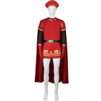 Lord Farquaad Halloween Cosplay Costume Shrek Red Robe Cape - Azufun