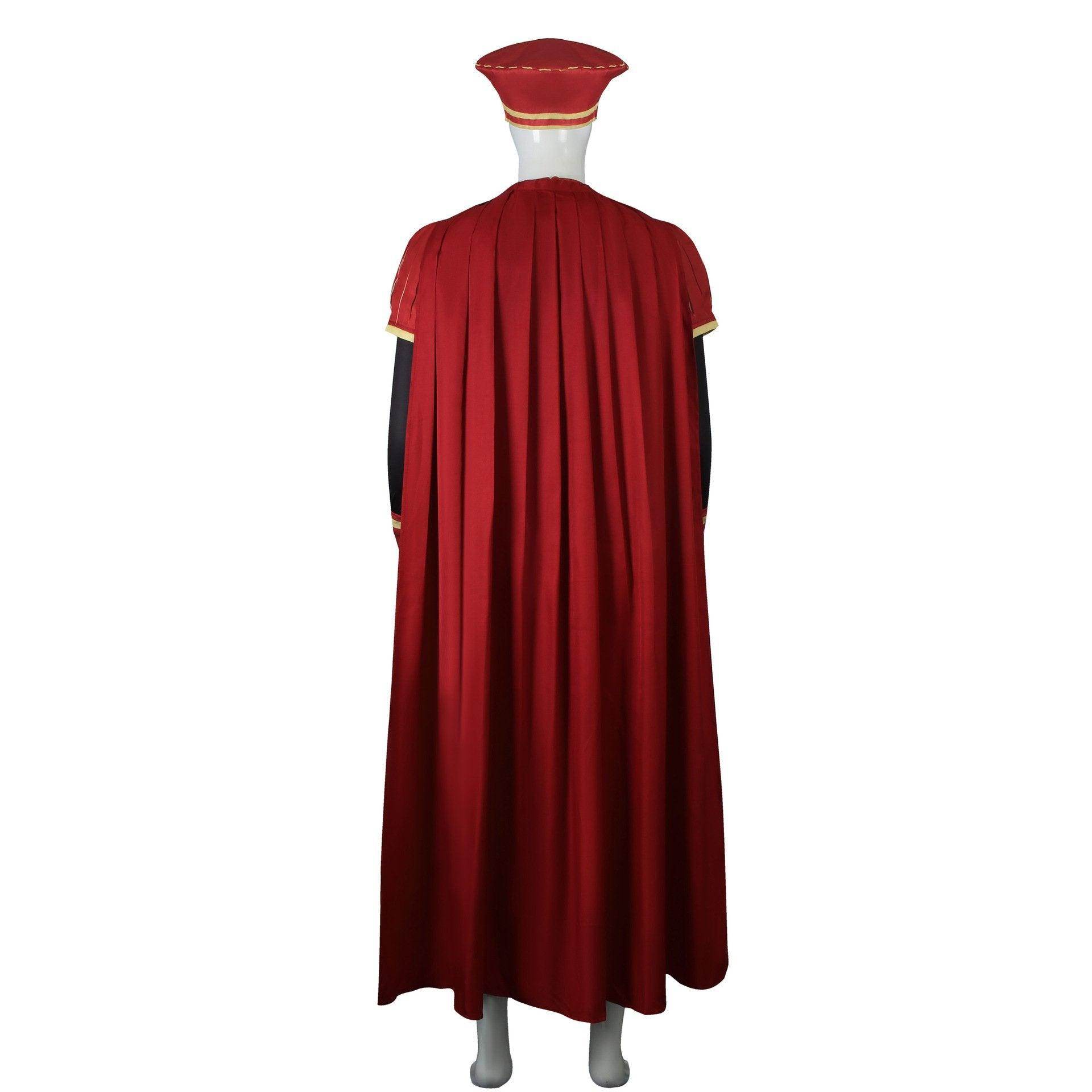 Lord Farquaad Halloween Cosplay Costume Shrek Red Robe Cape - Azufun