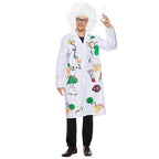 Mad Scientist Coat with Wig Halloween carnival costume for Adult - Azufun