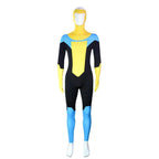 Mark Grayson Invincible Costume Bodysuit Zentai Hero Cloak Cosplay - Azufun