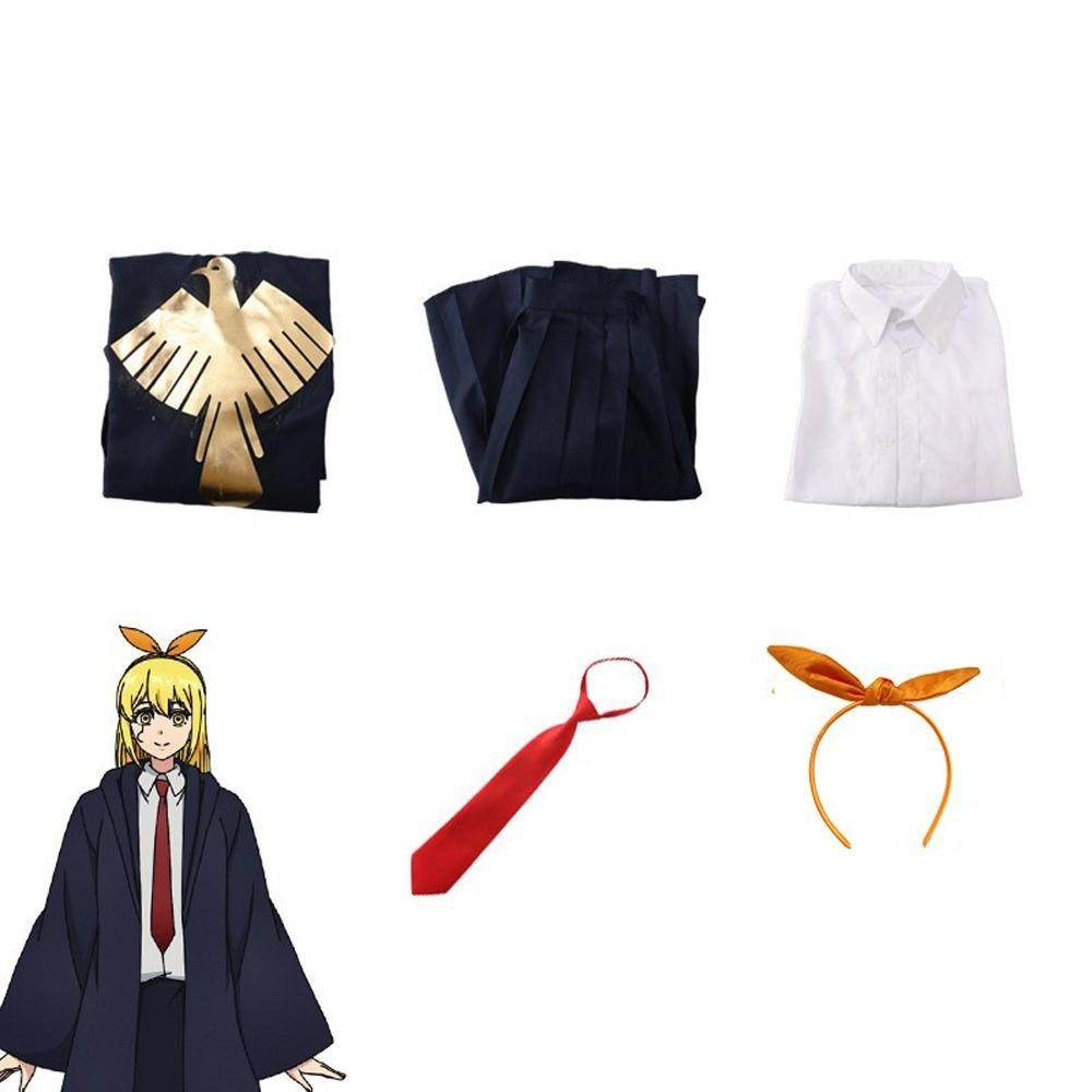 Mashle Magic and Muscles Lemon Irvine Cloak School Uniform Cosplay Costume - Azufun