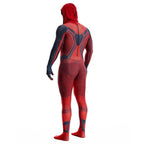 Miles Morales Crimson Cowl Spider Man Costume Red Cape Halloween Cosplay for Kids and Adults - Azufun