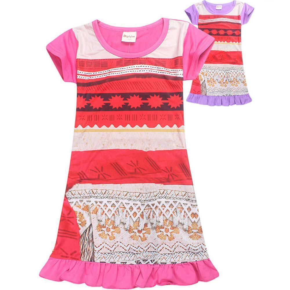 BuyMoana Movie Costume Kids Princess Cosplay Dress Party Now Cheaper With 3 - 5 Days Ship - PajamasBuy
