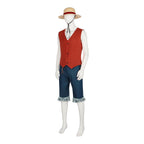 BuyMonkey D Luffy One Piece Halloween Cosplay Costume Outfits Carnival Suit Adults Now Cheaper With 3 - 5 Days Ship - PajamasBuy