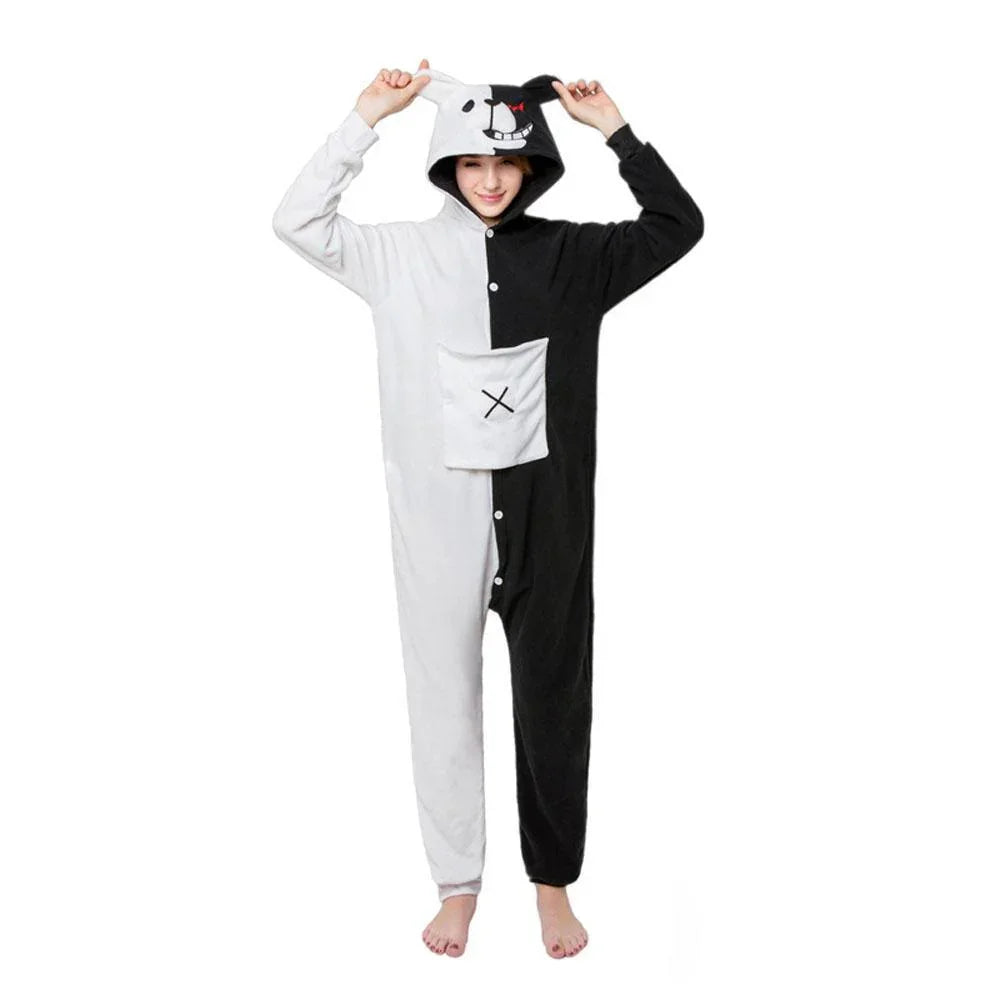 BuyMonokuma Animal Kigurumi Onesies Pajamas For Adult Now Cheaper With 3 - 5 Days Ship - PajamasBuy