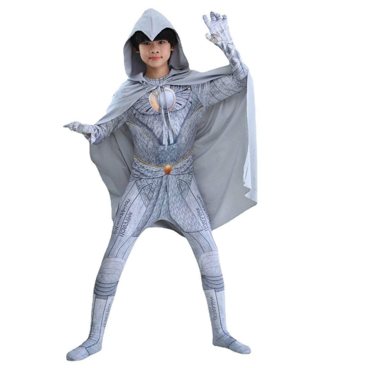 Moon Knight Drax Cosplay Costume Halloween Jumpsuit Outfit Suit Dress Up For Kids - Azufun