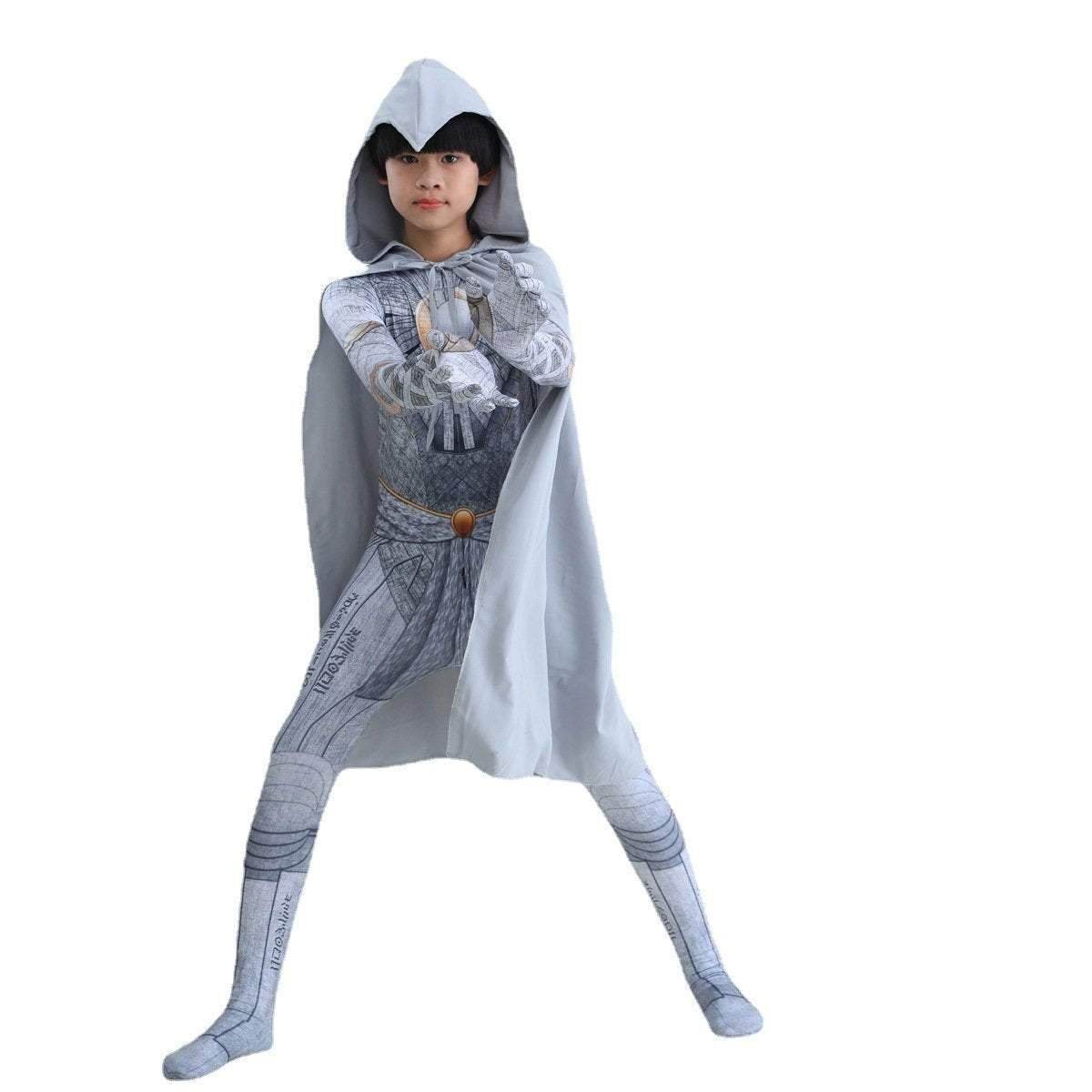 Moon Knight Drax Cosplay Costume Halloween Jumpsuit Outfit Suit Dress Up For Kids - Azufun