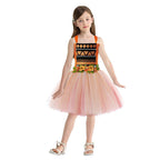 Movie Moana Princess Dress Sweet Flower Fairy dress party runway dress - Azufun