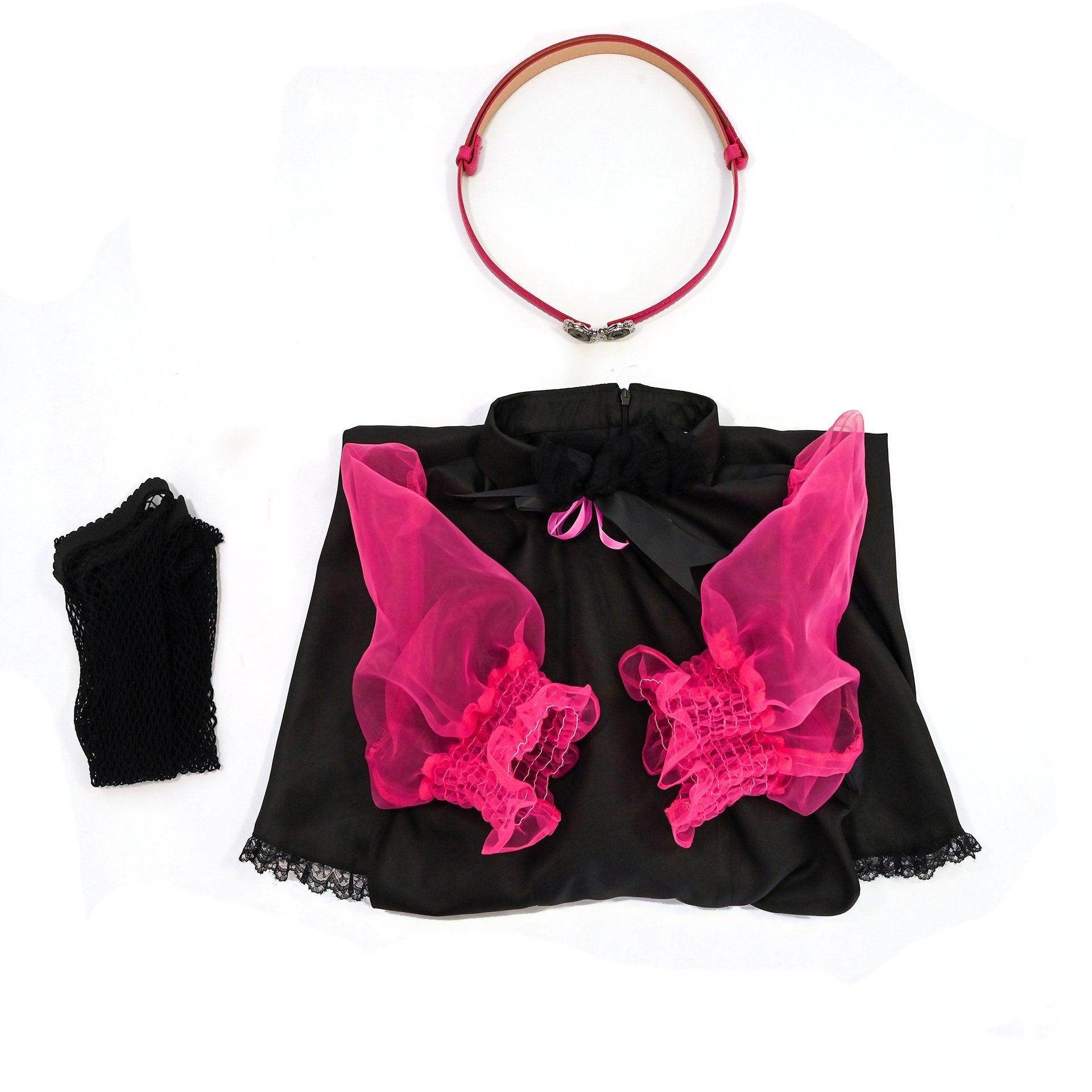 Movie Monster High Draculaura Costume Party Carnival Cosplay Full Set - Azufun