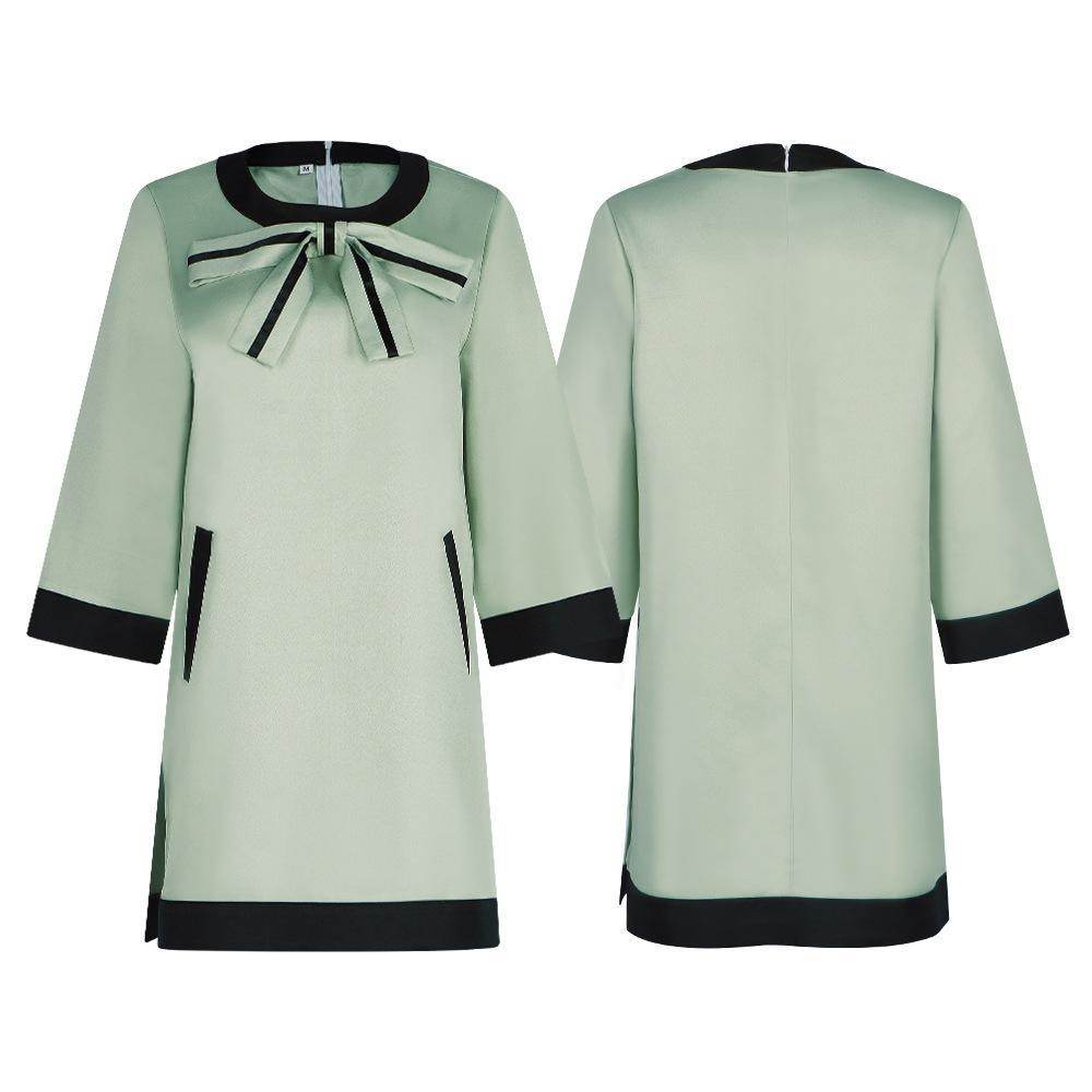 Movie The Queen's Gambit The same Beth Harmon dress cosplay for stage - Azufun