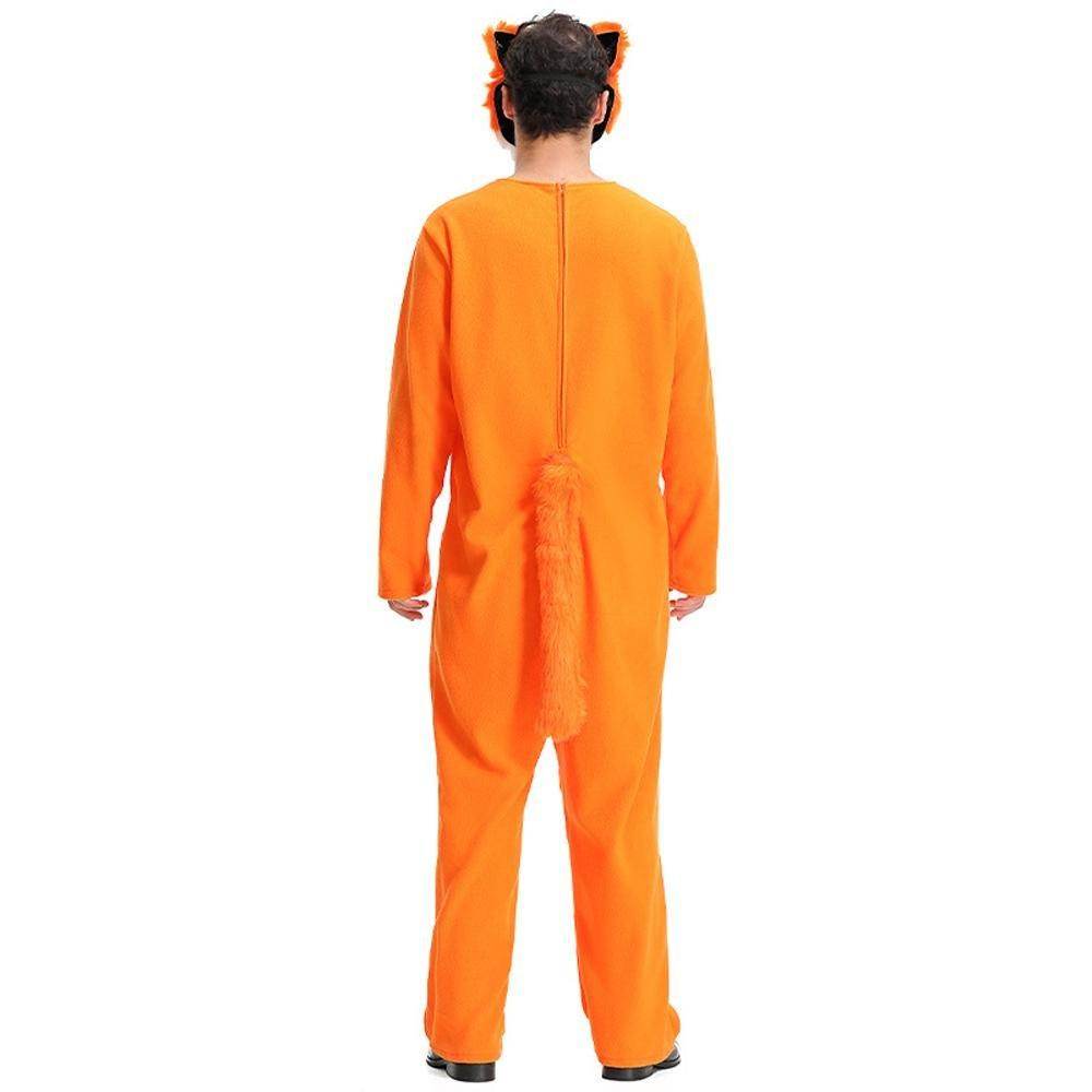 Mr. Sly Fox Animal Adult Jumpsuit Cosplay Costume Carnival - Azufun